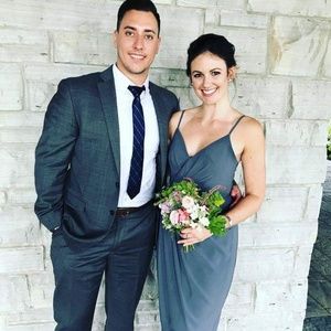 Sorella Vita grey bridesmaid dress